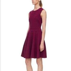 Rebecca Taylor Silk SLEEVELESS SUITING DRESS